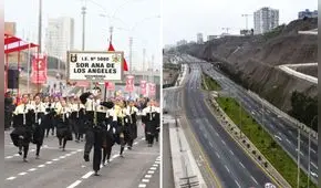 Anuncian desvío vehicular en tramos de la Costa Verde por desfile escolar en el Callao