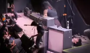 Integrantes de banda peruana sufren descargas eléctricas durante concierto en vivo