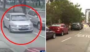 Joven estudiante deja su auto estacionado afuera de su trabajo en San Borja y se lo roban: "Regresé y no estaba"