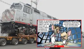 ¿Trenes donados o vendidos?: Carlincatura ironiza las maniobras para que los vagones y locomotoras lleguen al Perú ¿Trenes donados o vendidos?: Carlincatura ironiza las maniobras para que los vagones y locomotoras lleguen al Perú
