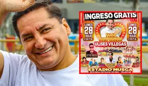 Alcalde de Comas, Ulises Villegas, anuncia mega concierto por su cumpleaños, pero no aclara si usará dinero público