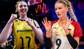 Brasil vs Alemania vóley EN VIVO: horario y canal por los cuartos de final de la VNL femenina 2025