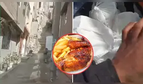 Motorizado se niega a llevar pollo a la brasa hasta el cerro y redes reaccionan: “Paguen la subida”
