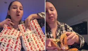 Peruana gastó más de S/100 en hamburguesas de Flavia Laos y terminó decepcionada: "Solo vino con pepinos"