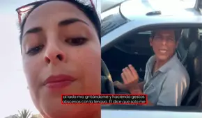Andrea Luna enfrenta a taxista que lo acosó en plena calle de Miraflores: “Este sujeto me gritaba y hacía gestos obscenos”
