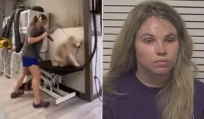 Mujer es captada golpeando a varios perritos en una veterinaria y ahora enfrenta cargos por crueldad animal en EE.UU.