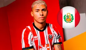 Peruano Jefferson Cáceres empieza a brillar en Inglaterra: así fue su golazo con Sheffield United como titular