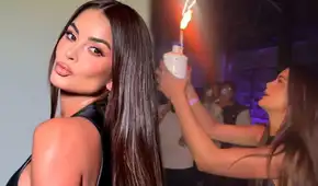 Laura Spoya celebró sus 34 años con especial fiesta en discoteca: así fue su cumpleaños con streamers