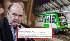 Ositrán desmiente a Rafael López Aliaga: trenes de la Línea 1 fabricados en Italia no llegaron usados a Perú Ositrán desmiente a Rafael López Aliaga: trenes de la Línea 1 fabricados en Italia no llegaron usados a Perú