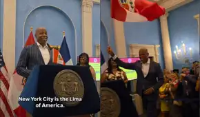 Eric Adams, alcalde de New York, llama a su ciudad la "Lima de EEUU" tras evento con emprendedores peruanos: "Viva el Perú" Eric Adams, alcalde de New York, llama a su ciudad la "Lima de EEUU" tras evento con emprendedores peruanos: "Viva el Perú"