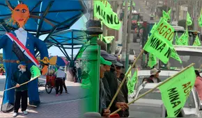 Tía María: pobladores amenazan con quemar muñeco de Dina Boluarte en rechazo de proyecto minero