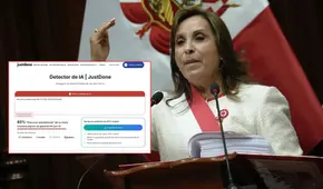 Mensaje de Dina Boluarte fue elaborado con Inteligencia Artificial, según verificadores de IA