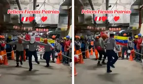 Venezolanos en Perú celebraron las Fiestas Patrias bailando un huaylas y emocionaron a todos en TikTok: "Peruzolanos"