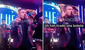 Dilbert Aguilar explota tras recibir botellazo durante su show en discoteca: "¿Quién fue?"