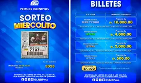 Resultados Sorteo Miercolito HOY, 30 de julio: consultar números premiados de la Lotería Nacional de Panamá y qué cayó en la LNB