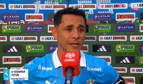 Yoshimar Yotún rompe en llanto tras volver a jugar en goleada de Sporting Cristal y dedica emotivo mensaje: "No saben todo lo que pasé"