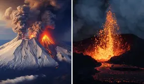 Captado en video: el volcán Klyuchevskoy entra en erupción tras el devastador terremoto de Kamchatka en Rusia