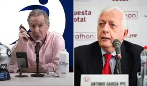 Eddie Fleischman y Antonio García Pye, asesor de Universitario, protagonizan tensa charla sobre competencia desleal: "Déjame terminar" Eddie Fleischman y Antonio García Pye, asesor de Universitario, protagonizan tensa charla sobre competencia desleal: "Déjame terminar"