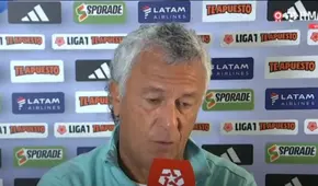 Néstor Gorosito vive tenso momento con reportero de L1MAX tras ser consultado por Universitario: " No me corresponde”