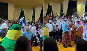 Pareja de La Molina y Ate se casan y hacen parodia del 'Especial del humor' en su 'hora local'
