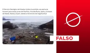 Este video de un tsunami no se relaciona con el terremoto del 30 de julio de 2025 en Rusia