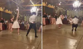 Pareja se casa y hace coreografía de anime 'Mashle' frente a invitados: "Mucho ambiente para la familia"