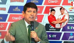 Agustín Lozano habló del trabajo de Óscar Ibáñez como DT de la selección peruana: "Empezará un periodo de evaluación"