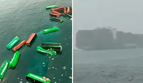 Reabren puerto del Callao: estuvo cerrado más de 5 horas por caída de decenas de contenedores de buque taiwanés