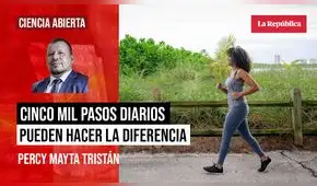 Cinco mil pasos diarios pueden hacer la diferencia, por Percy Mayta-Tristán