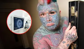 King of Ink Land, el británico más tatuado, tiene problemas con la tecnología: su rostro confunde al reconocimiento facial