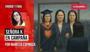 Señora K en campaña, por Mariza Espinoza Señora K en campaña, por Mariza Espinoza
