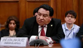 Fiscalía pide más de 22 años de prisión contra congresista José Luna Gálvez por el delito de organización criminal