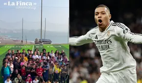 Fundación de Kylian Mbappé llegó a Perú: construyó cancha sintética y brindó ayuda social a vecinos de Ancón