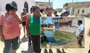 Piura: vecinos viven entre aguas servidas por deficiencias de millonaria obra del Ministerio de Vivienda