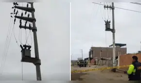 Menor muere tras patear cable de alta tensión en la calle: salió expulsado por impacto eléctrico en Ica