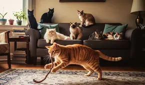 Especialista revela por qué los gatos naranjas suelen ser los más 'juguetones' entre todos los felinos