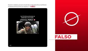 Mensaje de soldado peruano en defensa de la isla Santa Rosa contra acusación de Gustavo Petro es un montaje
