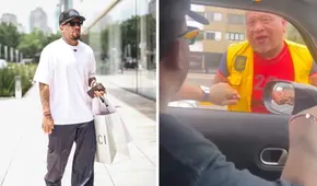 Jefferson Farfán regala dinero a ambulante y este bromea con insólito pedido