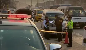 Atacan con más de 10 balazos a chofer de minivan en paradero de colectivos en Manchay, Pachacámac