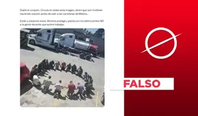Imagen de un círculo de oración hecho por choferes no fue tomada en México en 2025