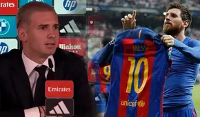 Franco Mastantuono 'desafía' a hinchas del Real Madrid en su presentación y se rinde ante la grandeza de Messi: "El mejor del mundo" Franco Mastantuono 'desafía' a hinchas del Real Madrid en su presentación y se rinde ante la grandeza de Messi: "El mejor del mundo"