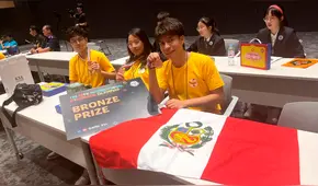 Escolares tacneños ganan medalla de bronce en competencia internacional en Corea
