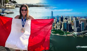 Valeria Brigneti, la peruana que rodeó a nado la isla de Manhattan en 9 horas: "Todo está en tener mucha cabeza"