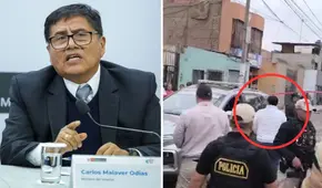 Ciudadanos abuchean a Ministro del Interior en Trujillo: "Corrupto, igual que Acuña"