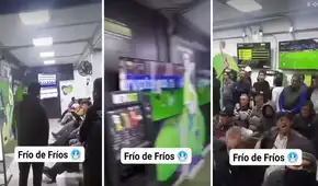 Hincha ingresa a un local de apuestas y se burla de la derrota de Universitario ante Palmeiras