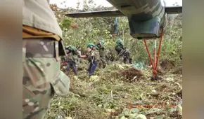 Vraem: Fuerzas militares y policiales localizan campamentos narcoterroristas