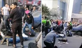 Balacera en el Centro de Lima: cinco detenidos tras intento de asalto cerca de Hiraoka, en Av. Abancay