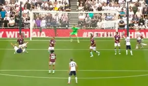 Oliver Sonne no pudo hacer nada ante Richarlison: el espectacular golazo de tijera del brasileño para Tottenham ante Burnley