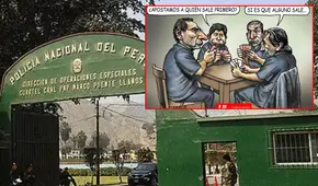 La mesa de los encarcelados: Carlincatura retrata cómo las exautoridades del Perú fueron a parar al penal de Barbadillo La mesa de los encarcelados: Carlincatura retrata cómo las exautoridades del Perú fueron a parar al penal de Barbadillo