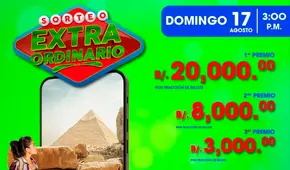 Resultados lotería de HOY, 17 de agosto: qué salió en el Sorteo Extraordinario y consultar números del premio mayor
